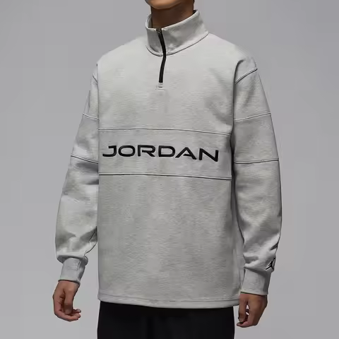 Nike genuine JORDAN Men's Stand Collar Knitted Golf Sports Sweatshirt HF9920-050