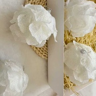 Petal Decoration Christmas Ball Snow Tree Decoration Christmas Ball 8CM/4pcs Decoration Christmas Ha