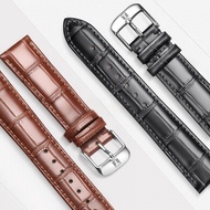TISSOT 16mm 18mm 19mm 20mm 21mm 22mm 24mm Genuine Leather Watch Band for Tissot Flat Finish Men Wome