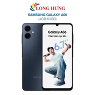 Điện thoại Samsung Galaxy A06 (4GB/64GB) - Hàng chính hãng - Màn hình IPS LCD 6.7 inch Dung lượng p