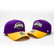 A Frame Cap Snapback Hat in Purple and Gold Colorway Polycotton Adjustable Size 54cm to 62cm