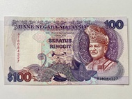 Malaysia Old Banknote - RM100 Series 6 Jaffar