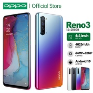 Smartphone OPPO Reno 3 Ram 12 256GB Original 64MP+32MP FHD Kamera FHD hp murah 4G Handphone android promo cuci gudang oppo a55
