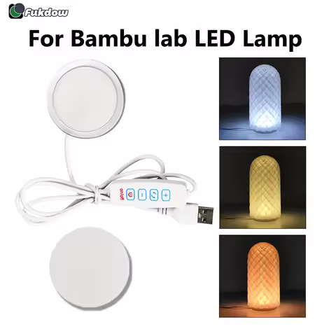 3D Printer Led Lamp Kit, 001 LED Light Lamp Compatible with Bambu Lab A1/A1mini/P1S/P1P/X1C Makerwor