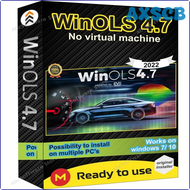 AXSCB Winols 4.7ใช้งานได้เต็มรูปแบบ Windows 7 10ไม่จำเป็นต้องใช้ Vmware หลายภาษา + 2021 Damos + ECM 