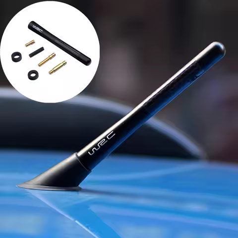Car Antenna WRC Style Carbon Fiber Radio Fm Antena For Dacia duster logan sandero stepway lodgy mcv 