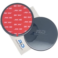 Randconcept - 95mm Adhesive Dashboard Pad Mounting Disk with Adhesive for Suction Cup Phone Mount & 
