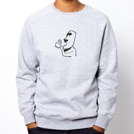 Moai coffee University T Bristles Unisex 2 Colors Autumn Winter Easter Island Statue Trendy Class Un