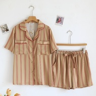 ชุดนอน Muslin Pajamas Collection Muslin Pet รุ่น Classic Crimson (N3301 T3301 Y3301 Y3302) ชุดคู่รัก