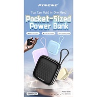 Smallest PINENG PN-833PD 10000mAh 22.5W Fast Charging Powerbank Built-in Cable