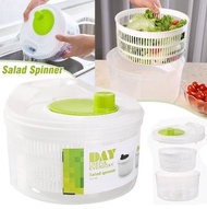 其他品牌 - 綠色蔬菜沙拉脫水器 果蔬清洗器 手搖式蔬菜甩乾器 炸串甩油器 [平行進口]