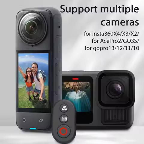 Action Camera Bluetooth Remote Control For Insta360 X4/X3/X2/G03S/G03/ACE PRO2/ACE PRO for Gopro 13/