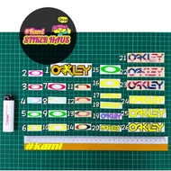 Sticker Oakley / O / Oakley / Oakley Logo Sticker Printing & Cutting Overlapping Timbul #O #Oakley #