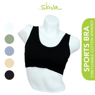 SKIVA Stretchable Cotton Spandex Sports Bra 06-6616