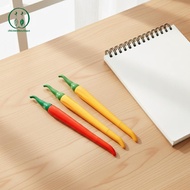 [Chicnest] Cayenne Chili Simulation Gel Pens 3/5Pcs  Long Lasting Ink Creative Design School Office 