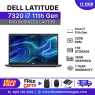 Dell Laptop Latitude 7320 | i7 11th Gen | 32 GB RAM | 1 TB SSD | Touchscreen | 1 Year Warranty