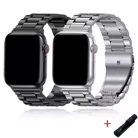 Stainless Steel Strap For Apple Watch Band 49mm 45mm 41mm 40mm 44mm 42mm 46m Metal Bracelet For iwat