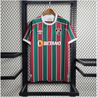 2023/2024 season Fluminense home red, green, and white football jersey 1:1