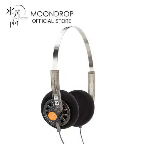 MOONDROP OLD FASHIONED On-Ear Headphone 40mm large dynamic driver 0.78-2pin 3.5mm Plug