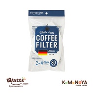 Komonoya กระดาษกรองกาแฟ2-4ถ้วย 80 W