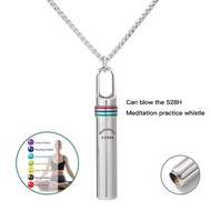 Stat Focued Enhancing Necklace Producing 528 Hz Frequency Jewelry Accessory Portable for Meditation 