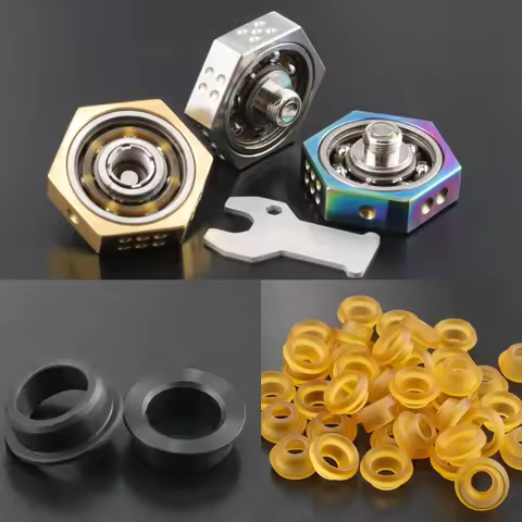 25-28mm Heat Sink Bearing 510 Threading BF Squonk Heat Sink Base Spinner Black POM 510 To 810 Adapte