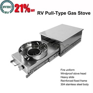 RV Stainless Steel Gas Stove Pull-out Slide Out Kitchen For Camper Trailer Caravan Motorhome