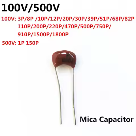 Silver mica capacitors Used in high-end products 100V 500V Guitar Amplifier Silver MICA Capacitor Ra