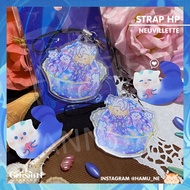 GANTUNGAN Genshin Neuvillette Otter Acrylic Keychain Strap Keychain Anime