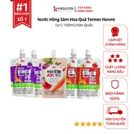 Korean Hanmi TenTen Fruit Red Ginseng Water 100ml Bag Full Flavor For Baby 12M +