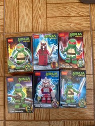 忍者龜積木玩具套裝