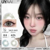 UYAAI x FRESHLADY 【มีค่าสายตา 0.00~-6.00】 1 คู่คอนแทคเลนส์สี Sum kissed Girls รายเดือน ชุดคอนแทคเลน