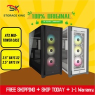 Corsair iCUE 5000X RGB Tempered Glass Mid-Tower ATX PC Smart Case (Black/White)
