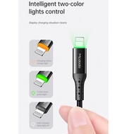Auto Power Off Mcdodo USB Data Cable 3A Fast Charging Cabel For Phone Quick Chargee Light Indicator 