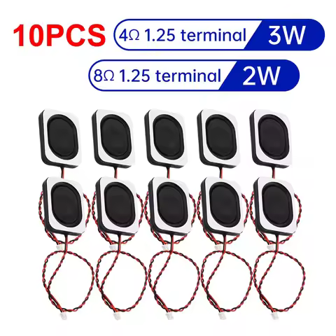 1-10PCS 4 ohm 3W / 8 ohm 2W Speaker Square Small Cavity Notebook Computer 3525/2535 Ultra-Thin Box S