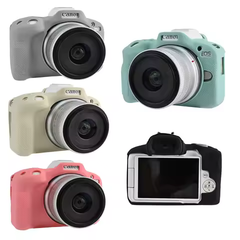 R50 Soft Rubber Silicone Case For Canon EOS R50 Armor Body Cover Skin Back Protector