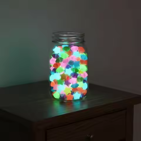 @*210/540Pcs Lucky Wish Star Decoration Origami Lucky Star Ribbons Colors Strips Paper Folding Kit W