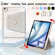 [Tuye]360 °   Sarung Tablet Boleh Diputar Untuk iPad 11th A16 10th Gen Air 4/5 10.9 Air 6 7 11 13 M3