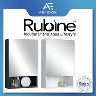 RUBINE RMC-1440D1S1 40CM BLACK / WHITE MIRROR CABINET
