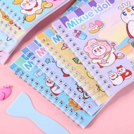 Memo STICKER/SPIRAL BOOK STICKER CUTE MIXUE Character/VIRAL BOOK STICKER- MIXUE JOURNAL BOOK