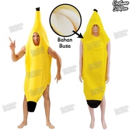 Banana Fruit Costume / Adult Halloween Yellow Banana Onesie Costume