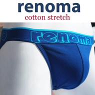 กางเกงในชาย Renoma Paris ของแท้ 100% รุ่น Cotton Stretch ทรง Jockstrap เท่ห์ สุดเซ็กซี่ ผ้าคอตต้อน นุ่ม สบาย แห้งไว สีสันสดใส