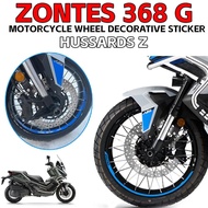 For ZONTES 368G 368 G 2024 2025 Motorcycle Wheel Stickers Rim Stripes Hub Decal Tape Accessorise Wat