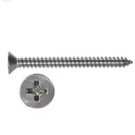 500pcs Phillips Flat Head Wood Screws 4.8x50mm Zinc Plated For MDF & Drywall 500pcs Skru Kepala Rata