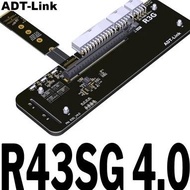 M.2 NVMe edge to PCIe x16 connector ADT PCIe x16 to M.2