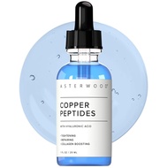 Asterwood Copper Peptide Facial Serum Chứa GHK-Cu và Hyaluronic Acid-Aging Facial Serum-1oz