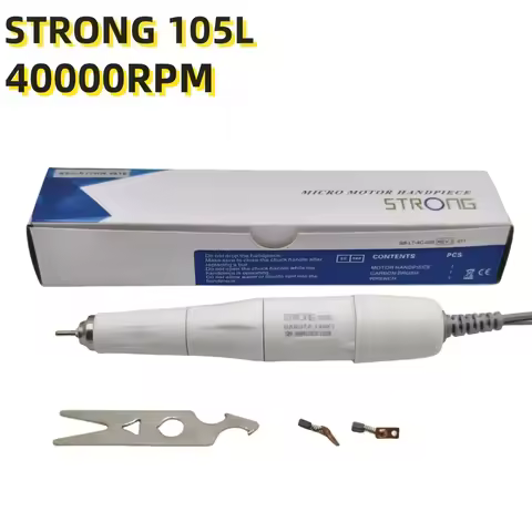 STRONG 210 45000RPM 35K & 45K Micromotor Polishing Nail Drill Pen Manicure Machine Handpiece White 2