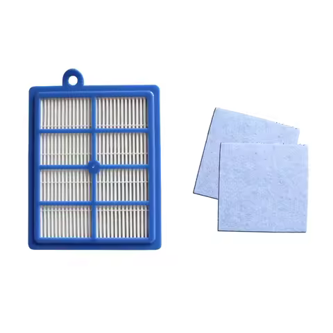 Washable 1PCS dust Hepa Filter H12 H13+2PCS Motor cotton filter for Philips Electrolux AEG Vacuum Cl