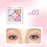 HOLD LIVE Luminous Nebula Eyeshadow Palette 5-Color Satin Finish Portable Small Eyeshadow Rich Gold 