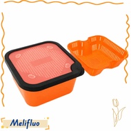 MELIFLUO Bait Bucket, PP Inner Frame Bait Storage Box, Portable Wearproof Multiple sizes Bait Contai